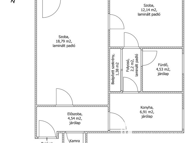 Kétszobás földszinti lakás a városközpontnál