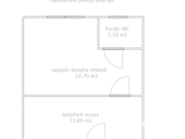 Azonnal költözhető garzon jó közlekedéssel kiadó